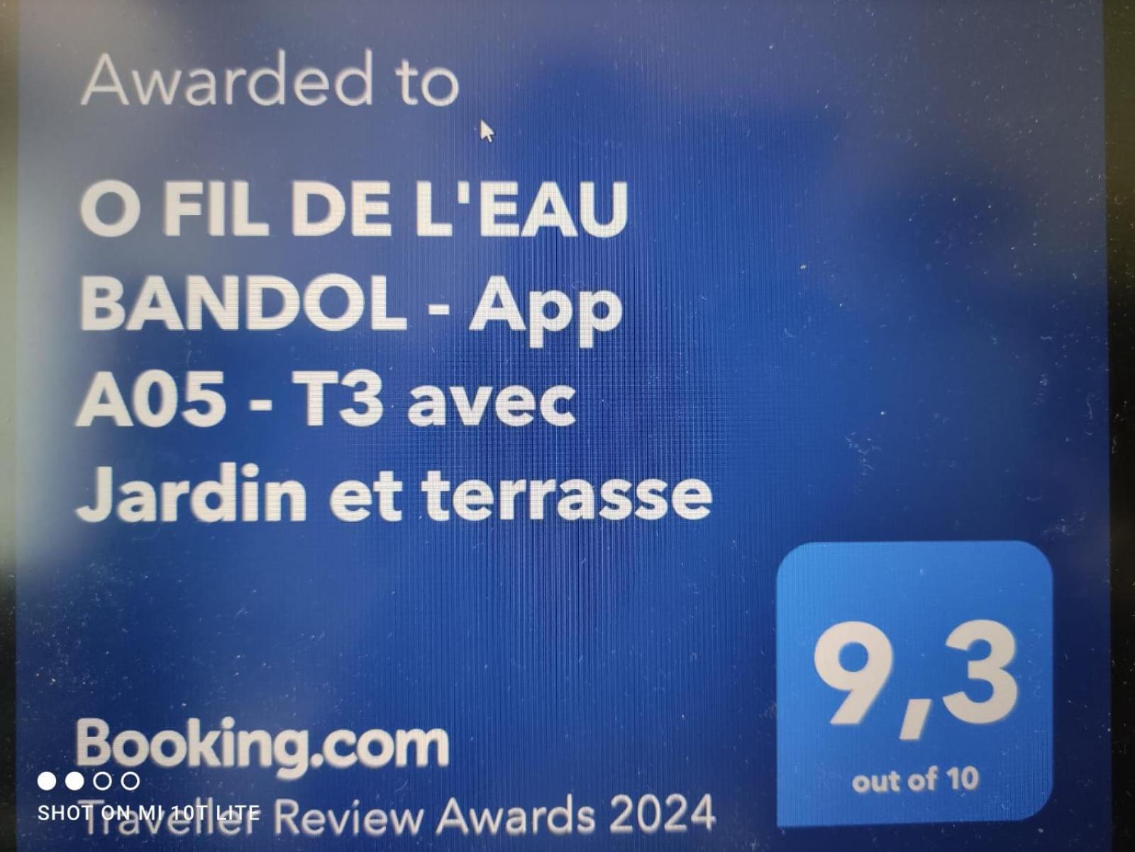 O Fil De L'Eau Bandol - App A05 - T3 Avec Jardin Et Terrasse Apartment Exterior photo